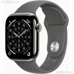 Apple Watch S11 Cell, 42, Sport Band, Stone Grey