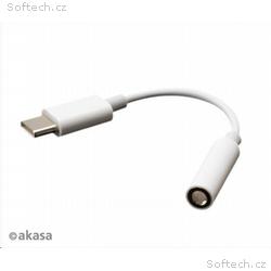 AKASA adaptér USB Type-C na 3.5 mm headphone jack 