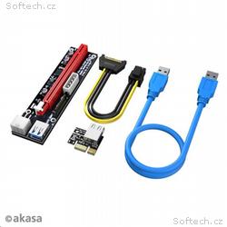 AKASA adaptér PCIe Riser Adapter Card for GPU Mini