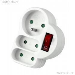 Konnoc DX-FZBK-01, 01-2 rozbočka 1xkul.+2xplochá z