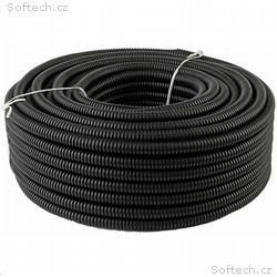 Chránička na kabel (husí krk) 25mm s podélným řeze