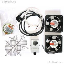 19" ventilace pro nástěnné rozvaděče XtendLan, ter