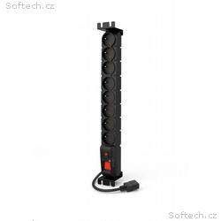 19" rozvodný panel ACAR 8x230V s IEC konektorem pr