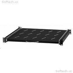 LEXI-Net 19" posuvná police s perforací 1U, 450mm,