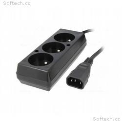 Prodlužovací přívod 3x230V pro UPS (IEC320-C14), 3