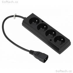 Prodlužovací přívod 4x230V pro UPS (IEC320-C14), 3