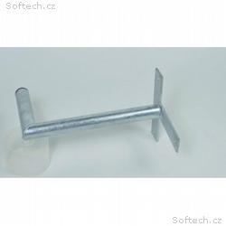 Držák antény na zeď, tvar T, žárový zinek, délka 4