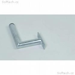 Držák antény na zeď, žárový zinek, délka 15cm, výš