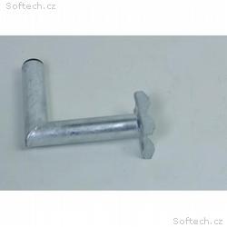 Držák antény na balkón, žárový zinek, délka 20cm