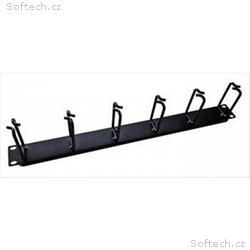 19" vyvazovací panel LEXI-Net 1U, celokovový, 6x ú