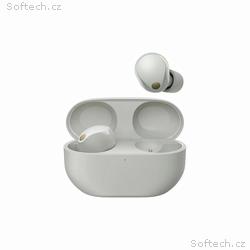 Sony bezdrátová sluchátka WF-1000XM5, stříbrná EU