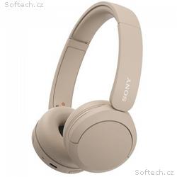 Sony bezdrátová sluchátka WH-CH520, EU, béžová