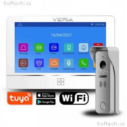SET Videotelefon VERIA 8277B-W bílý + vstupní stan