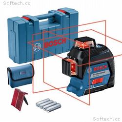 BOSCH GLL 3-80, čárový laser, až 30 m, s přijímače