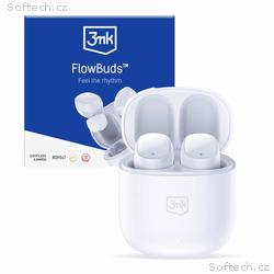 3mk bezdrátová stereo sluchátka FlowBuds, nabíjecí