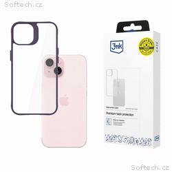 3mk Satin Armor Case+ Purple pro Apple iPhone 15