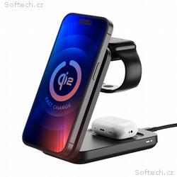 3mk bezdrátová nabíječka - MagRocket 3-in-1, techn