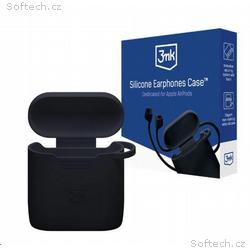 3mk ochranný kryt Silicone AirPods Case Black pro 