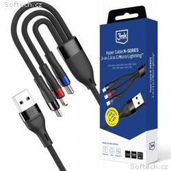 3mk kabel Hyper Cable N-SERIES A to C, Lightning, 