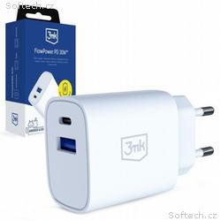 3mk FlowPower 30W 1A1C PD 3,0 QC4+ White