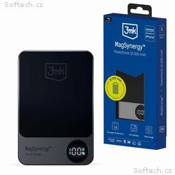 3mk powerbanka - MagSynergy 10000 mAh, 18W, bezdrá
