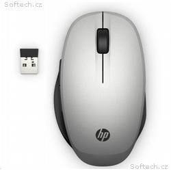 HP Dual Mode Silver Mouse 300 - bluetooth myš, při
