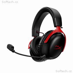 HyperX Cloud III Wireless BLK, RED GAM HEADSET - S