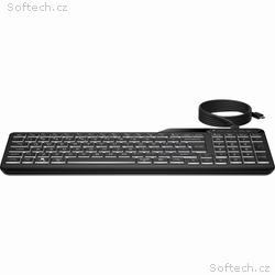 HP 400 Backlit Wired Keyboard - drátová podsvícená