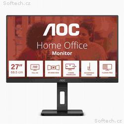 AOC, 27E3QAF, 27", IPS, FHD, 75Hz, 4ms, Black, 3R