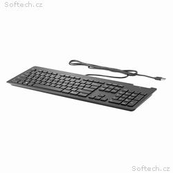 HP klávesnice slim SmartCard USB, černá, CZ v2 - r