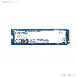 Kingston SSD 1TB NV3, M.2 2280, NVMe PCIe Gen4x4, 