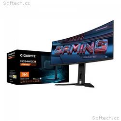 GIGABYTE LCD - 34" Gaming monitor MO34WQC2, OLED, 