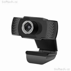 C-TECH webkamera CAM-07HD, 720P, mikrofon, černá