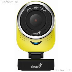 GENIUS webkamera QCam 6000, žlutá, Full HD 1080P, 