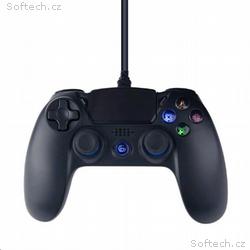 GEMBIRD gamepad PD-PS4U-01 pro PS4 a PC, vibrační,