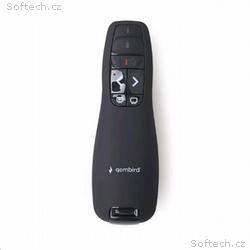 GEMBIRD Bezdrátový presenter WP-L-02, s laserovým 