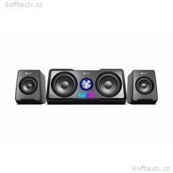C-TECH reproduktory SPK-16, 2.2, RGB, černá