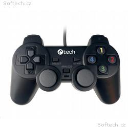C-TECH gamepad Callon pro PC, PS3, 2x analog, X-in
