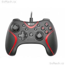 C-TECH gamepad Theon pro PC, PS3, 2 programovateln