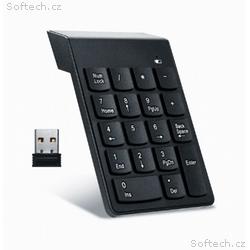 GEMBIRD numerická klávesnice KPD-W-02, bezdrátová 