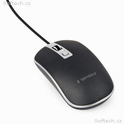 GEMBIRD myš MUS-4B-06-BS, drátová, optická, USB, č