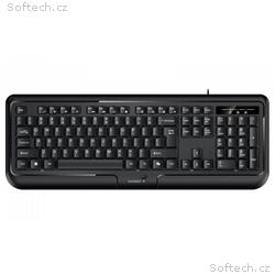 Genius KB-118 II, Drátová USB, CZ-SK layout, Černá