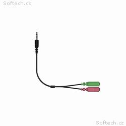GENIUS ACC-100 audio adaptér 2x female 3,5mm jack 