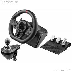 TRACER Volant SimRacer 6v1, Volant, Pedály, Manuál