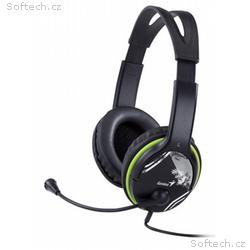 Sluchátka s mik. GENIUS HS-400A green + redukce