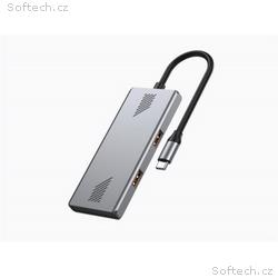 GEMBIRD hub, 4-port USB-A + USB-C 3.2 (Gen 2), Typ