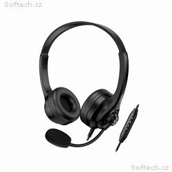 GENIUS headset HS-235U USB-C, USB + Copilot
