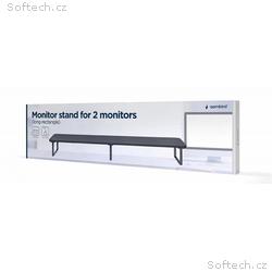 GEMBIRD Podstavec pod 2 monitory MS-TABLE2-01, čer