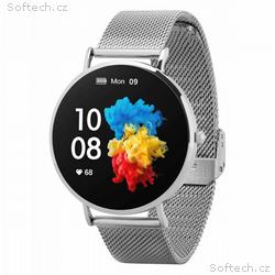 Garett Smartwatch Verona stříbrná, ocel