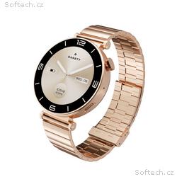 Garett Smartwatch ROSE zlatá, Solid steel